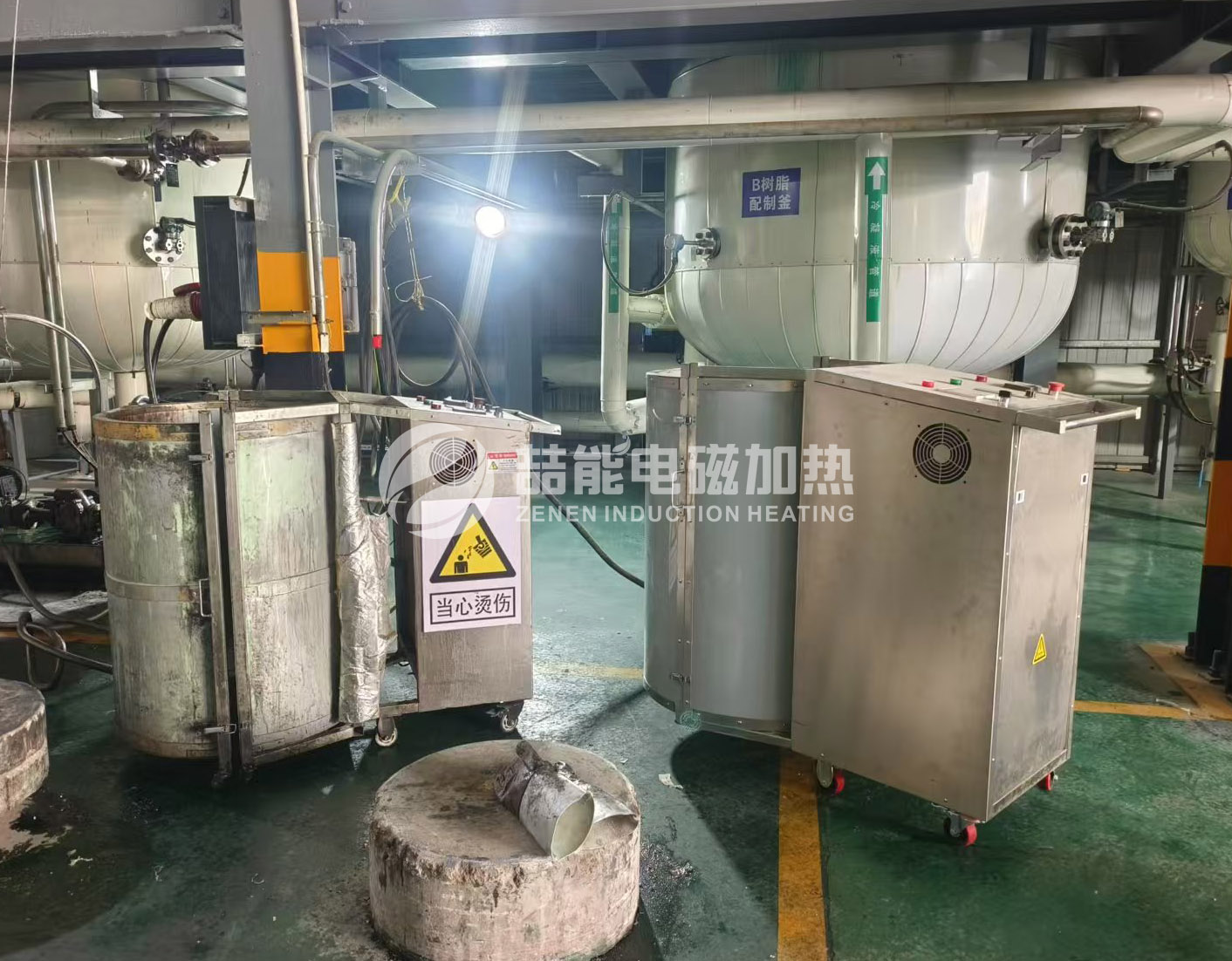 油桶電磁加熱小車，賦能增效劑/防結劑高效恆溫加熱