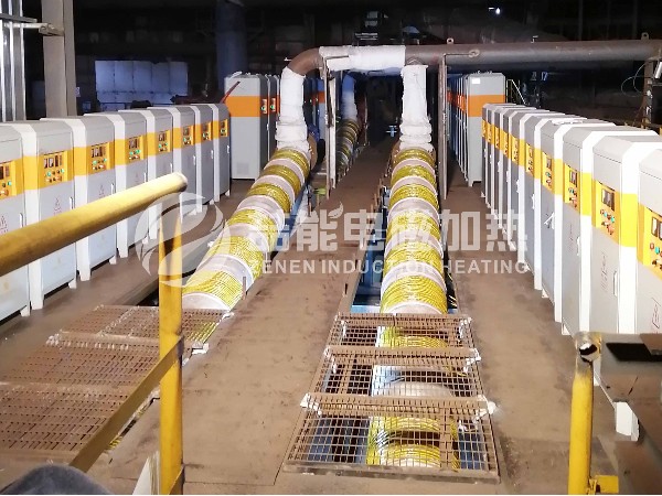 喆能4800kW大功率電磁加熱紅土鎳礦烘乾煅燒爐應用案例
